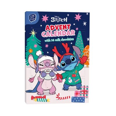Adventi kalendárium tejcsokoládé praliné Stitch 50g