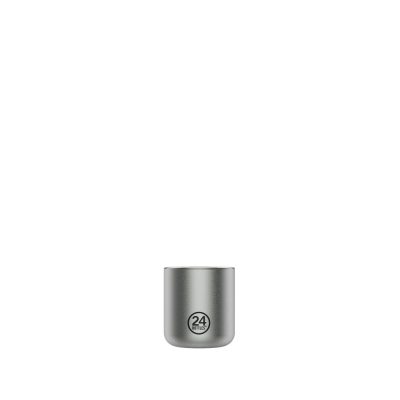 220ml rozsdamentes acél pohár, Brushed Steel CASA 24BOTTLES
