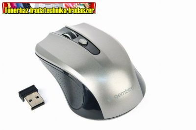 Gembird MUSW-4B-04, Black/Space Grey, Wireless optical vezetéknélküli egér 