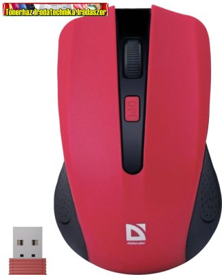  Defender MM-935 wireless vezekéknélküli optical egér RED