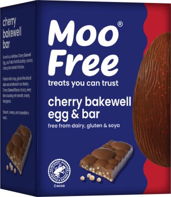 Moo Free Húsvéti Cseresznyés Bakewell tojás + Cseresznyés Bakewell szelet 135g