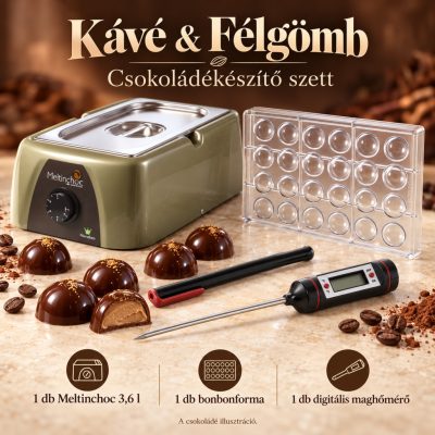 Kávé & Félgömb csokoládékészítő szett – 3,6 l