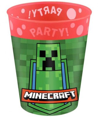 Minecraft Party micro prémium műanyag pohár szett 4 db-os 250 ml