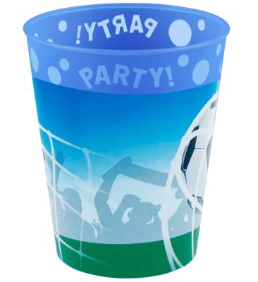 Focis Soccer Fans micro prémium műanyag pohár szett 4 db-os 250 ml