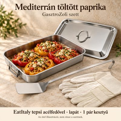 Mediterrán töltött paprika – EatItaly tepsi szett