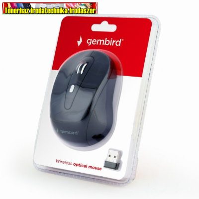 Gembird MUSW-6B-01 wireless optical vezetéknélküli egér Black