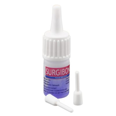 SMI Surgibond szövetragasztó állatorvosi felhasználásra, n-butil-cianoakrilát, kék, 2,5 ml, Ref: ZG2