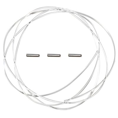 SMI nylon keresztszalag-varrófonal crimp hüvellyel (kutya), 80 lb x 800 mm, crimp 12 mm, 3 crimp hüvellyel, Ref: ZC08012-3