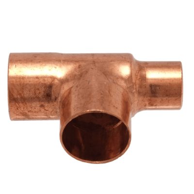 IBP 5130R forrasztható réz szűkített T-idom, 18x18x15mm