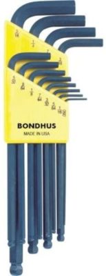 BONDHUS Imbuszkulcs készlet 0,050-5/16" 12 részes 