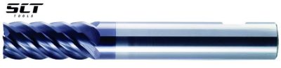 SCT Keményfém ujjmaró, simitó, 6-8 élű, 12,0 mm 45°, TiAIN, hengeres