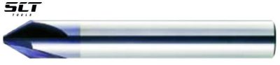 SCT Keményfém szögmaró, 4 élű, 60°, 12,0 mm, TiAIN, hengeres