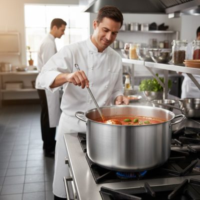 Alacsony lábas 30 liter, 45 cm, Prim Appety, de Buyer, rozsdamentes