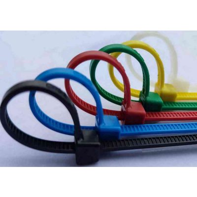 Gyorskötöző,Kábelkötegelő (550x7.6 mm, Fekete )