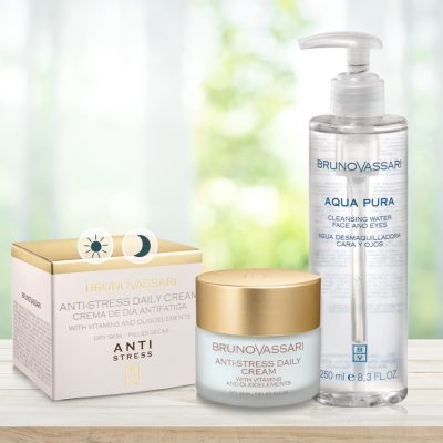 Hidratáló, tápláló csomag száraz, igénybevett bőrre