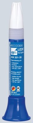 WEICONLOCK AN 301-38 NSF minősített csapágy és tengelyrögzítő ragasztó - M36 - Zöld - 20ml
