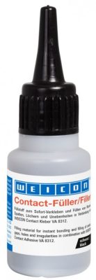 Weicon Contact Filler felület feltöltő anyag - fekete 30 g