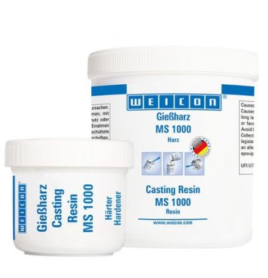 WEICON MS 1000 - kétkomponensű folyékony epoxi öntvénygyanta - 0,2 kg