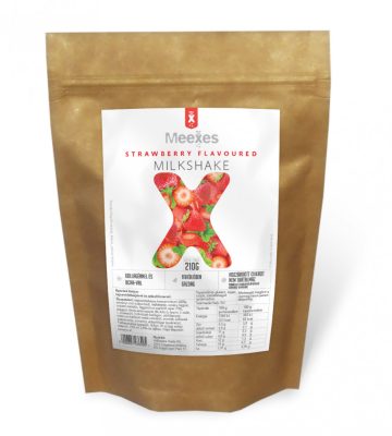 Meexes Strawberry Flavoured Mikshake (+ BCAA & Collagen) 210 g (7*30g)