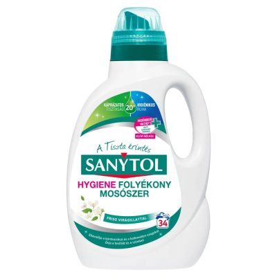 Sanytol Hygiene folyékony mosószer 1700ml/34 mosás