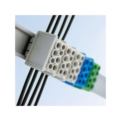 FTG HLAK KS256N2PE Fővezetéki sorolóelem 6 pólus 3×szürke/1×kék/2×zöld 1/10