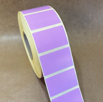 40x25mm direkt THERMO címke 2000 db/40gy - LILA