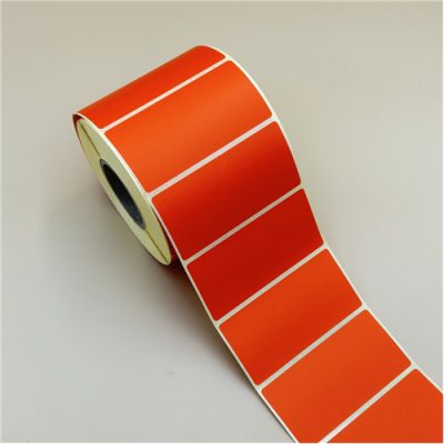 80x40mm direkt THERMO címke 1000db/40gy - NARANCS (P165)