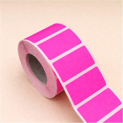 50x25mm termál transzfer címke 1000 db/40gy - neon MAGENTA