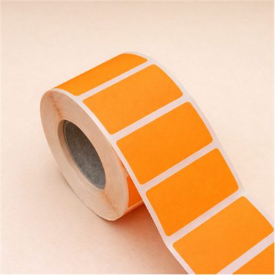 50x25mm termál transzfer címke 1000 db/40gy - neon NARANCS