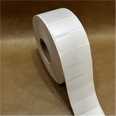 50x25mm PET Matt SILVER műanyag címke 1000 db/40gy