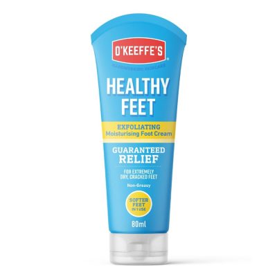 O’Keeffe’s Healthy Feet Exfoliating hámlasztó és hidratáló lábkrém – tubusos, 85 g