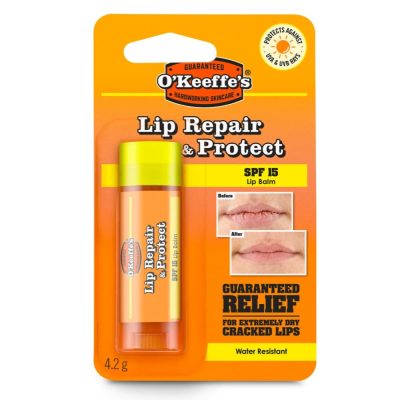 O’Keeffe’s Lip Repair & Protect SPF 15 fényvédő ajakbalzsam – hidratáló, 4,2 g