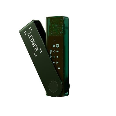 Ledger Nano X Emerald Green Hardware Wallet - hardveres pénztárca kriptoeszközeid számára
