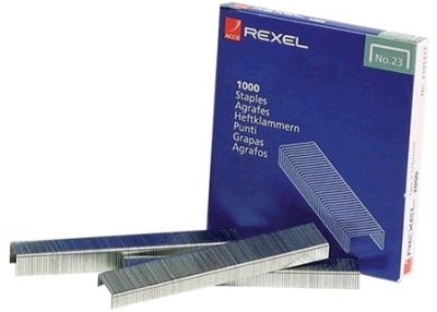 Rexel No. 23, Type 23/10 tűzőkapocs - kiszerelés: 1000 darab tűzőkapocs / doboz (Rexel 2101212)