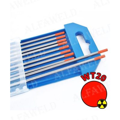 Wolfram elektróda WT20 piros - Ø 1.6 x 175 mm