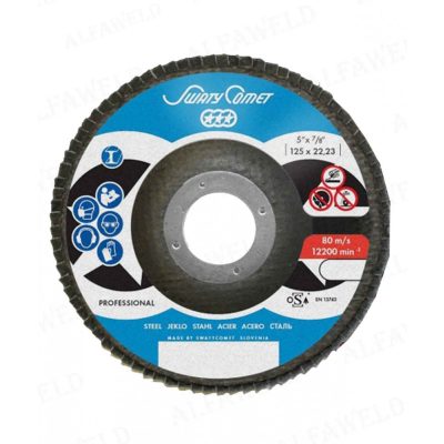 Csiszolótárcsa Swatycomet lamellás fém 115/80 egyenes