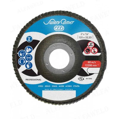 Csiszolótárcsa METALYNX PRO lamellás fémre F27 125x22,2 P60A egyenes