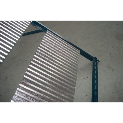 Hőtükör 10 vákuumcsöves napkollektorhoz, hővisszaverő tükör