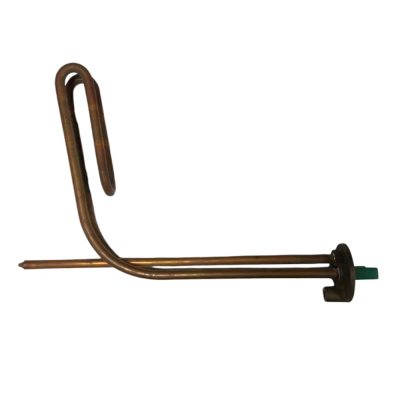 Bojler vízmelegító fűtőbetét 230V 1200W fűtőszál fűtőpatron nem menetes cekász vízszintes - horizontális - fekvő bojlerhez