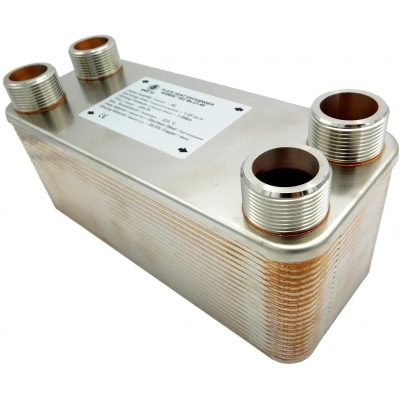 Lemezes hőcserélő 40 lemezes 230kW 4x1 1/4” külső csatlakozással