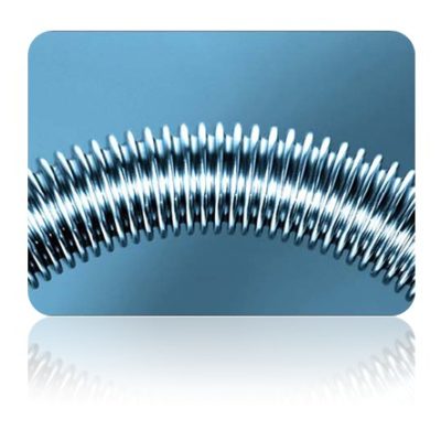 DN25 inox saválló gégecső vízvezeték, napkollektor bekötő cső flexibilis szolár vezeték.