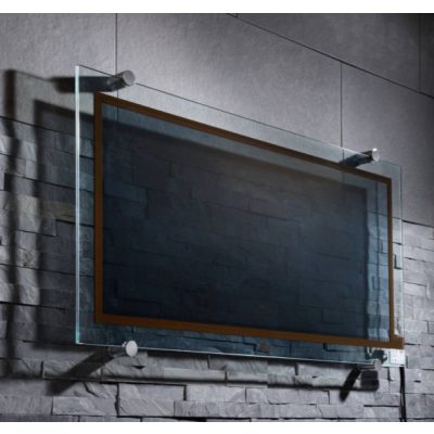 Üveg infrapanel 900W 600 x 1216 x 11 mm üveg borítás. 