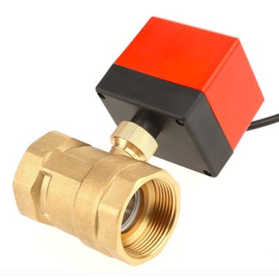 Oda-vissza motoros szelep 2 járatú szelep zónaszelep fűtés DN25 1" belső menetes csatlakozók 230V Motoros oda-vissza kapcsolás