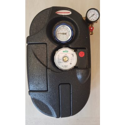 Napkollektor szolár állomás biztonsági szeleppel, Wilo szivattyúval, átfolyásmérővel ART.S002 sunsystem