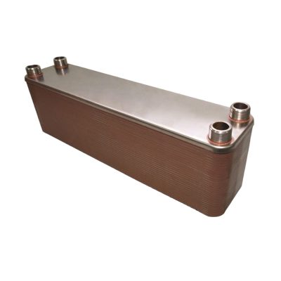 Lemezes hőcserélő SZÁLLÍTÁSI SÉRÜLÉSSEL 70 lemezes 526 mm hosszú 770kW 4x1 1/4” külső csatlakozással