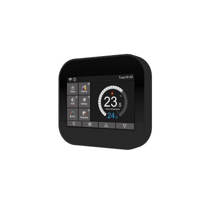 Digitális LCD kijelzős WiFi-es termosztát elektromos padlófűtéshez fekete