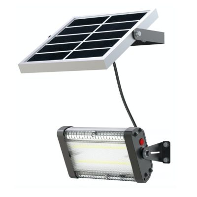 Napelemes LED lámpa 1500 lumen szolár lámpa 150 W hideg fehér fényű bel-és kültérre 19x20,3x10,8 cm 