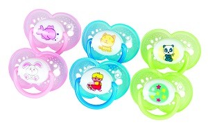 2 db Baby Bruin szilikon játszócumi 2-es méret - átlátszó