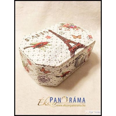 Eiffel tornyos ékszertartó bőrönd