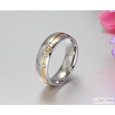 Nemesacél női karika gyűrű Royal 59